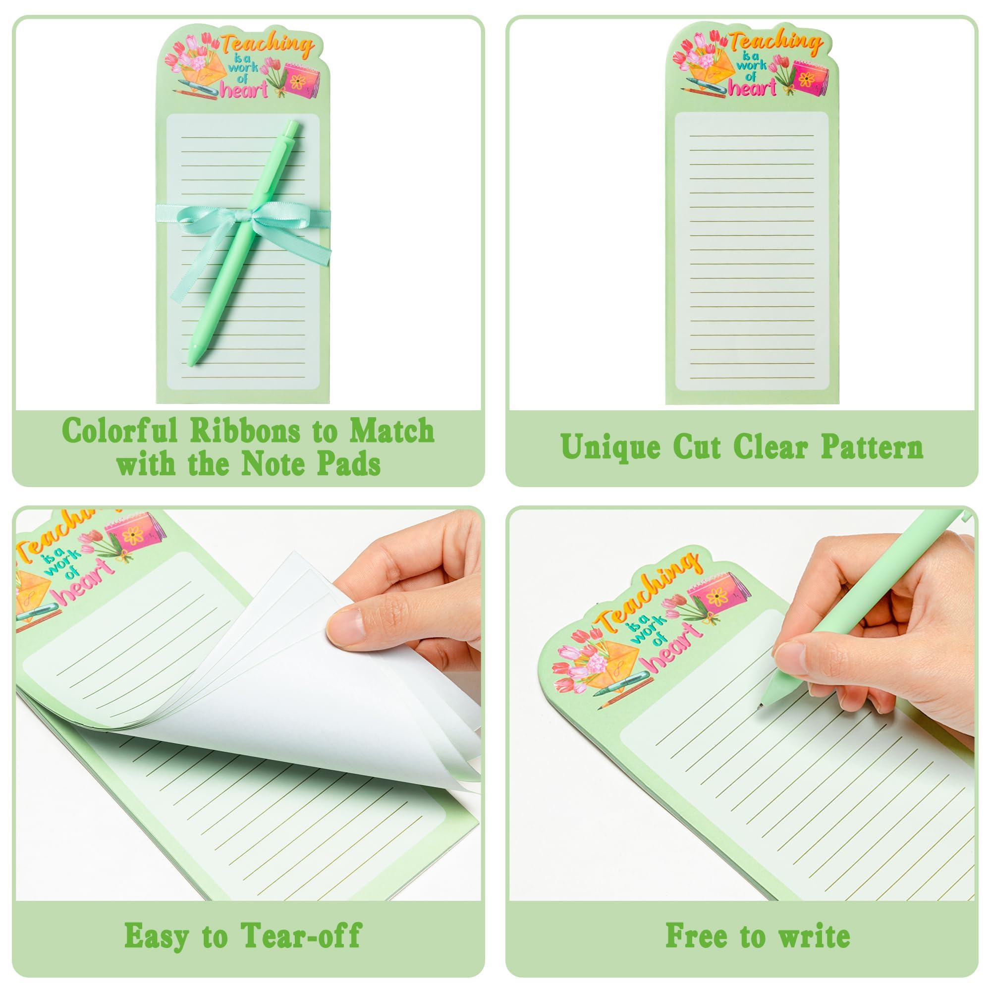 ノート・メモ帳 teacher Amazon.com : ANGOLIO 8Sets Teacher Notepad Sets to Do List Sticky